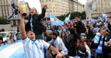 #Especiales| La Argentina está en semifinales y así se festejó en Bs As (video)