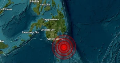 Un sismo de magnitud 6.7 se registró frente a las costas de Filipinas